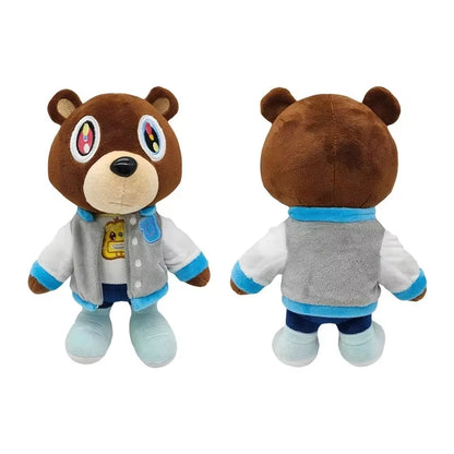 Kawaii Kanye Dropout Bear Teddy Bear Plush Toys Kanye West Graduation Soft Stuffed Home Room Decor Birthday Gift