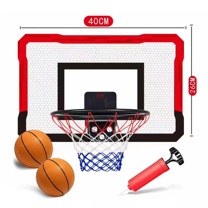Indoor Basketball Hoop Boys Gifts for Teens and Adults Door Room Basketball Hoop Mini Hoop with Electronic Scoreboard