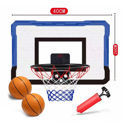 Indoor Basketball Hoop Boys Gifts for Teens and Adults Door Room Basketball Hoop Mini Hoop with Electronic Scoreboard