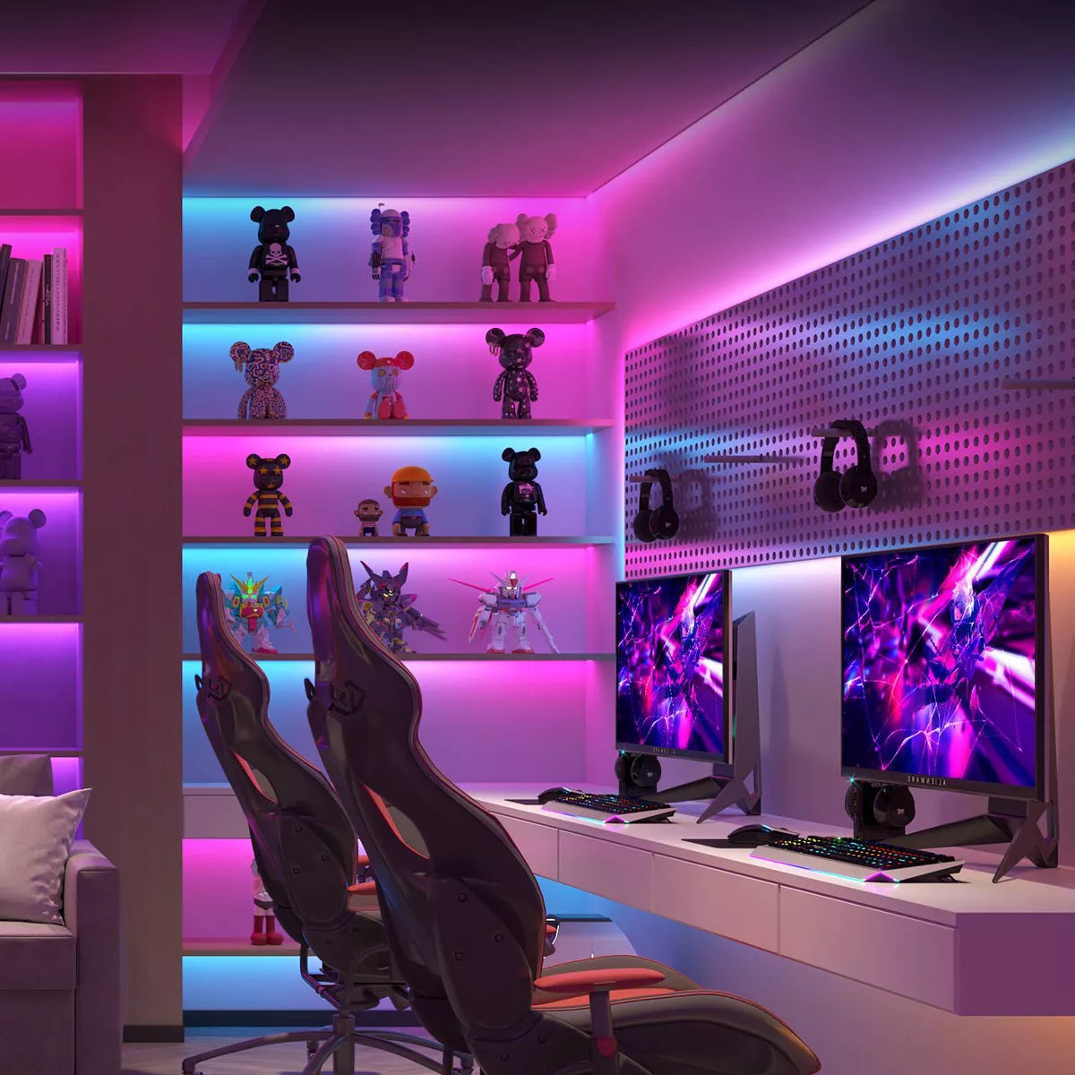 Govee RGBIC Pro 24.6' LED Strip Lights: Smartphone App Controlled Neon-Style Lights