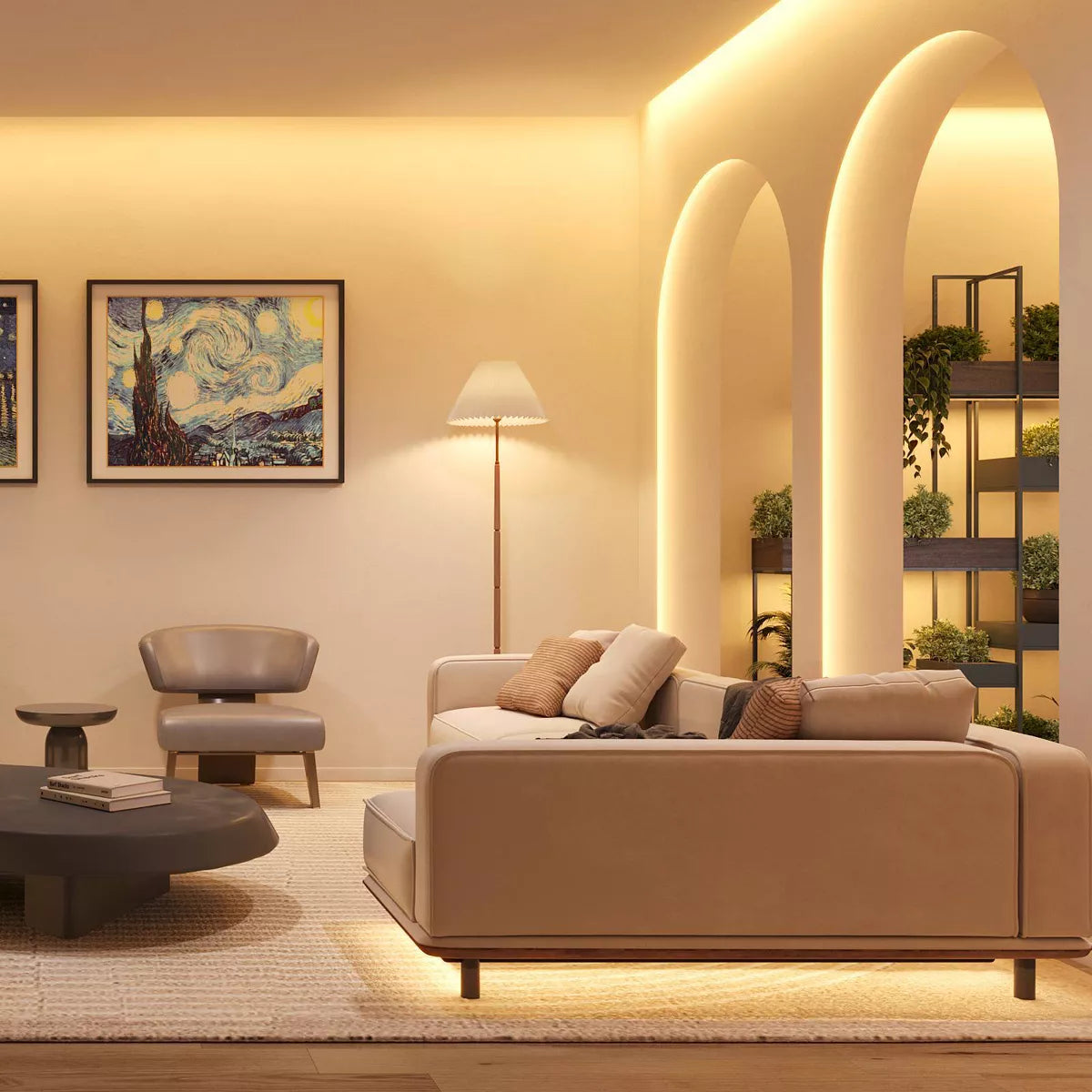 Govee RGBIC Pro 24.6' LED Strip Lights: Smartphone App Controlled Neon-Style Lights