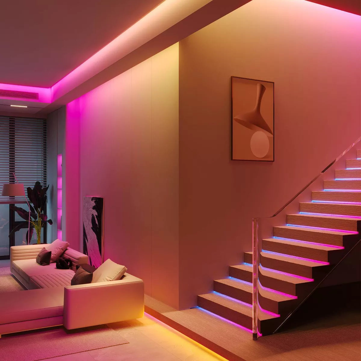Govee RGBIC Pro 24.6' LED Strip Lights: Smartphone App Controlled Neon-Style Lights