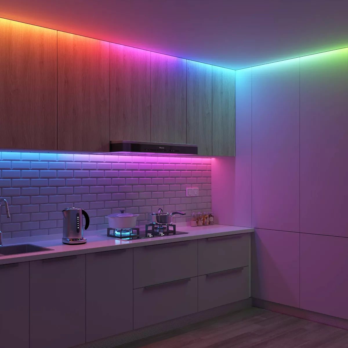Govee RGBIC Pro 24.6' LED Strip Lights: Smartphone App Controlled Neon-Style Lights